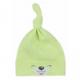 Bavlněná kojenecká čepička Bobas Fashion Lucky zelená Zelená velikost - 68 (4-6m)