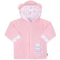 Zimní kabátek New Baby Nice Bear růžový Růžová velikost - 68 (4-6m)