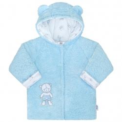 Zimní kabátek New Baby Nice Bear modrý Modrá velikost - 80 (9-12m)