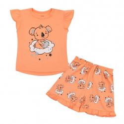 Dětské letní pyžamko New Baby Dream lososové Dle obrázku velikost - 62 (3-6m)