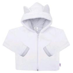 Luxusní dětský zimní kabátek s kapucí New Baby Snowy collection Bílá velikost - 62 (3-6m)