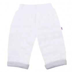 Luxusní dětské zimní tepláčky New Baby Snowy collection Bílá velikost - 62 (3-6m)