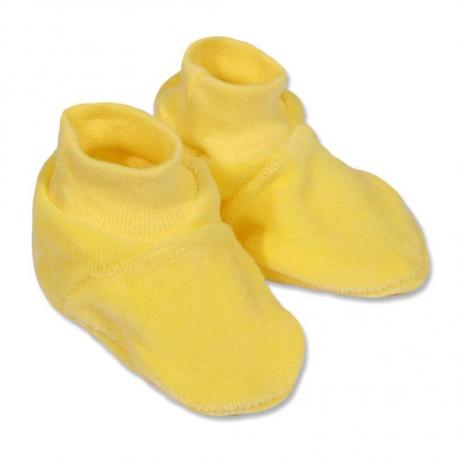 Dětské bačkůrky New Baby žluté Žlutá velikost - 62 (3-6m)