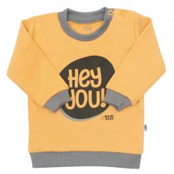 Kojenecké tričko New Baby With Love hořčicové Žlutá velikost - 68 (4-6m)