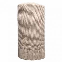 Bambusová pletená deka NEW BABY 100x80 cm béžová Béžová