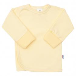 Kojenecká košilka s bočním zapínáním New Baby žlutá Žlutá velikost - 68 (4-6m)