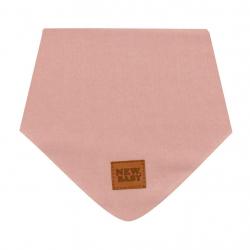 Kojenecký bavlněný šátek na krk New Baby Favorite růžový M Růžová velikost - M