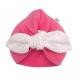 Dívčí čepička turban New Baby For Girls dots Růžová velikost - 74 (6-9m)