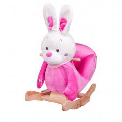 Houpací hračka s melodií PlayTo králíček růžová Růžová