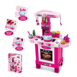 Dětská kuchyňka Baby Mix růžová Růžová