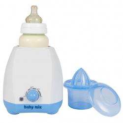 Elektrický ohřívač lahví a dětské stravy s příslušenstvím Baby Mix modrý Modrá