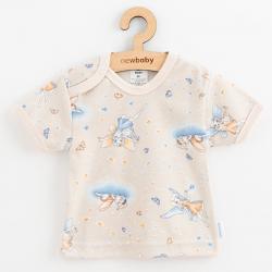 Kojenecké bavlněné tričko s krátkým rukávem New Baby Víla Dle obrázku velikost - 56 (0-3m)