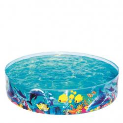 Dětský bazén s pevnou stěnou Bestway moře Multicolor