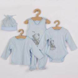 4-dílná kojenecká souprava Koala Angel modrá Modrá velikost - 50
