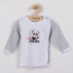 Kojenecká košilka New Baby Panda Šedá velikost - 62 (3-6m)