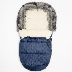 Zimní fusak New Baby Lux Wool blue Modrá