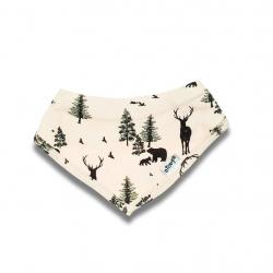 Kojenecký bavlněný šátek na krk Nicol Bambi Béžová velikost - Univerzální