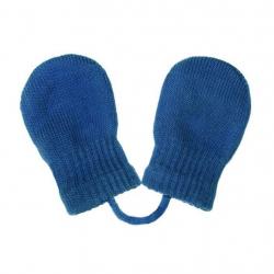 Dětské zimní rukavičky New Baby modré Modrá velikost - 56 (0-3m)