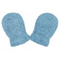 Dětské zimní rukavičky New Baby se šňůrkou modré Modrá velikost - 62 (3-6m)