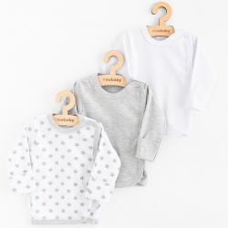 Kojenecká košilka New Baby Classic II Uni 3ks Dle obrázku velikost - 62 (3-6m)