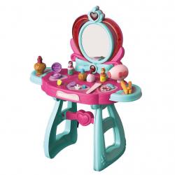 Dětský toaletní stolek s hudbou BABY MIX Růžová