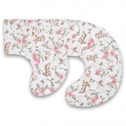 Povlak na kojící polštář ve tvaru C New Baby Růžová Zahrada Béžová