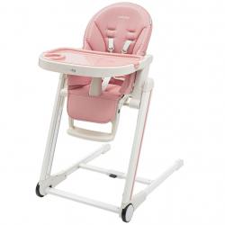 Jídelní židlička Muka NEW BABY dusty pink Růžová