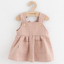 Kojenecké mušelínová sukýnka New Baby Comfort clothes růžová Růžová velikost - 62 (3-6m)
