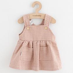 Kojenecké mušelínová sukýnka New Baby Comfort clothes růžová Růžová velikost - 68 (4-6m)