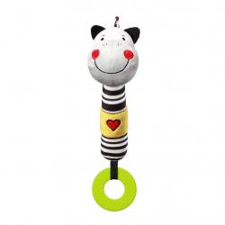 Plyšová pískací hračka s kousátkem Baby Ono zebra Zack Dle obrázku