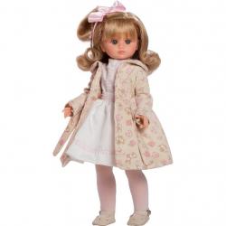Luxusní dětská panenka-holčička Berbesa Flora 42cm (poškozený obal) Béžová