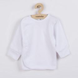 Kojenecká košilka s bočním zapínáním New Baby bílá Bílá velikost - 50