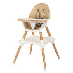Jídelní židlička 3v1 New Baby Grace beige Béžová