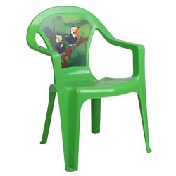 Dětský zahradní nábytek - Plastová židle zelená Zelená