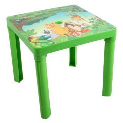 Dětský zahradní nábytek - Plastový stůl Zelená