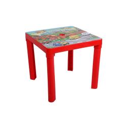 Dětský zahradní nábytek - Plastový stůl červený Červená