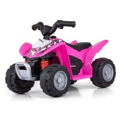 Elektrická čtyřkolka Milly Mally Honda ATV růžová Růžová