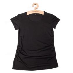 Těhotenské tričko New Baby černá Černá velikost - M